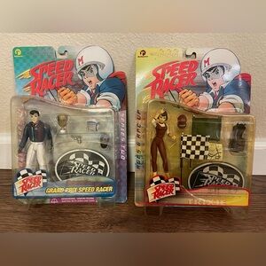 Vintage speed racer action figures